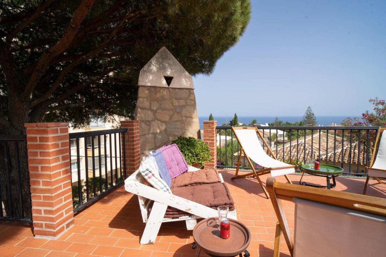 Casa Ancladero Big Rooftop Terrace, 2 Bedroom Guesthouse W Garden And View Fuengirola Exterior photo